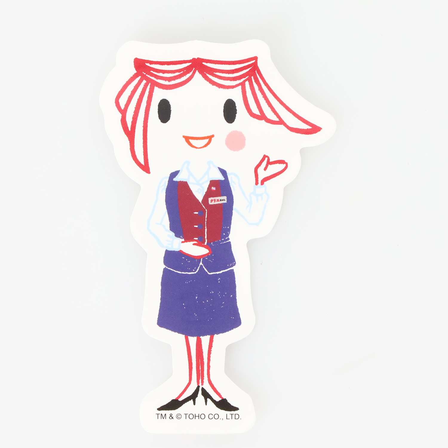 クリエちゃんステッカー　制服（夏）