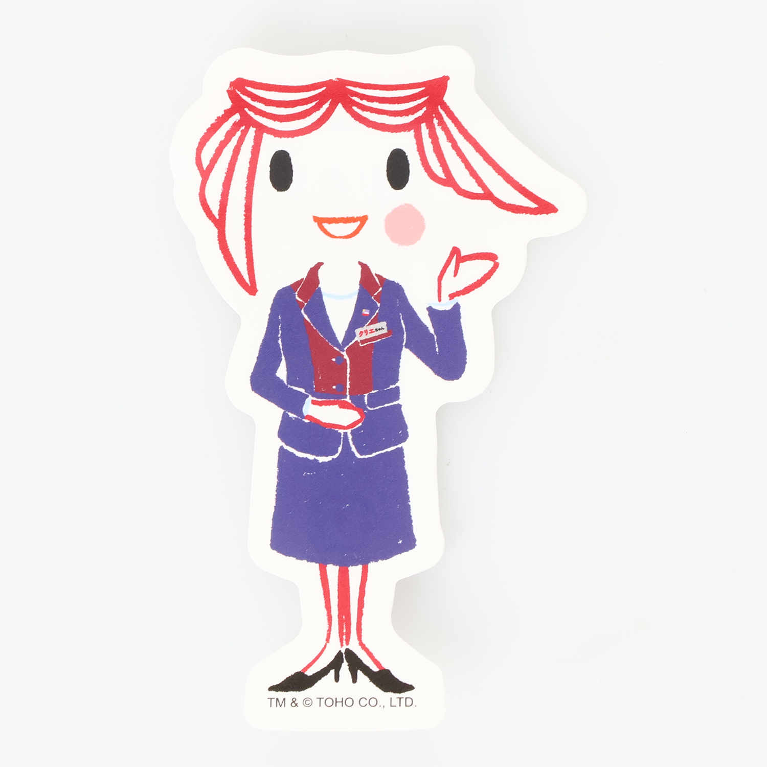 クリエちゃんステッカー　制服（冬）