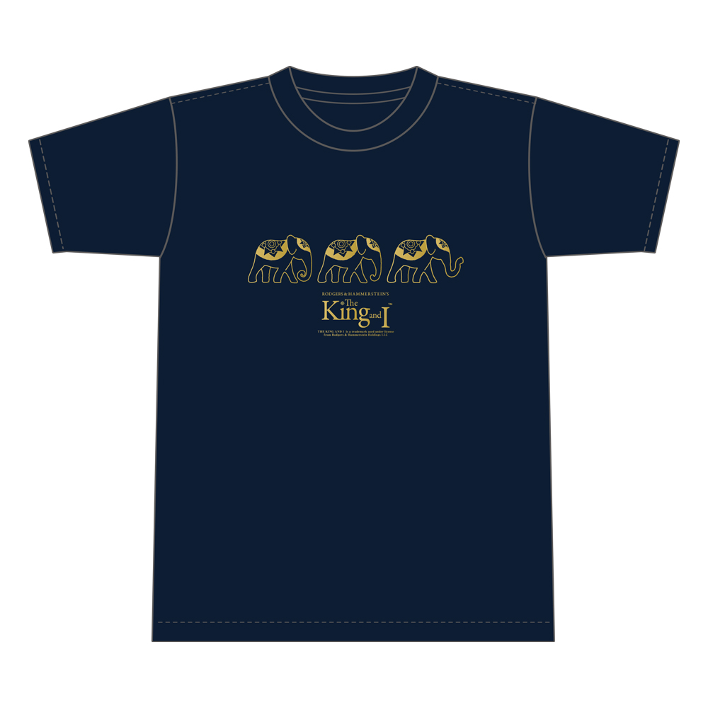 Tシャツ（ゴールド）「王様と私」