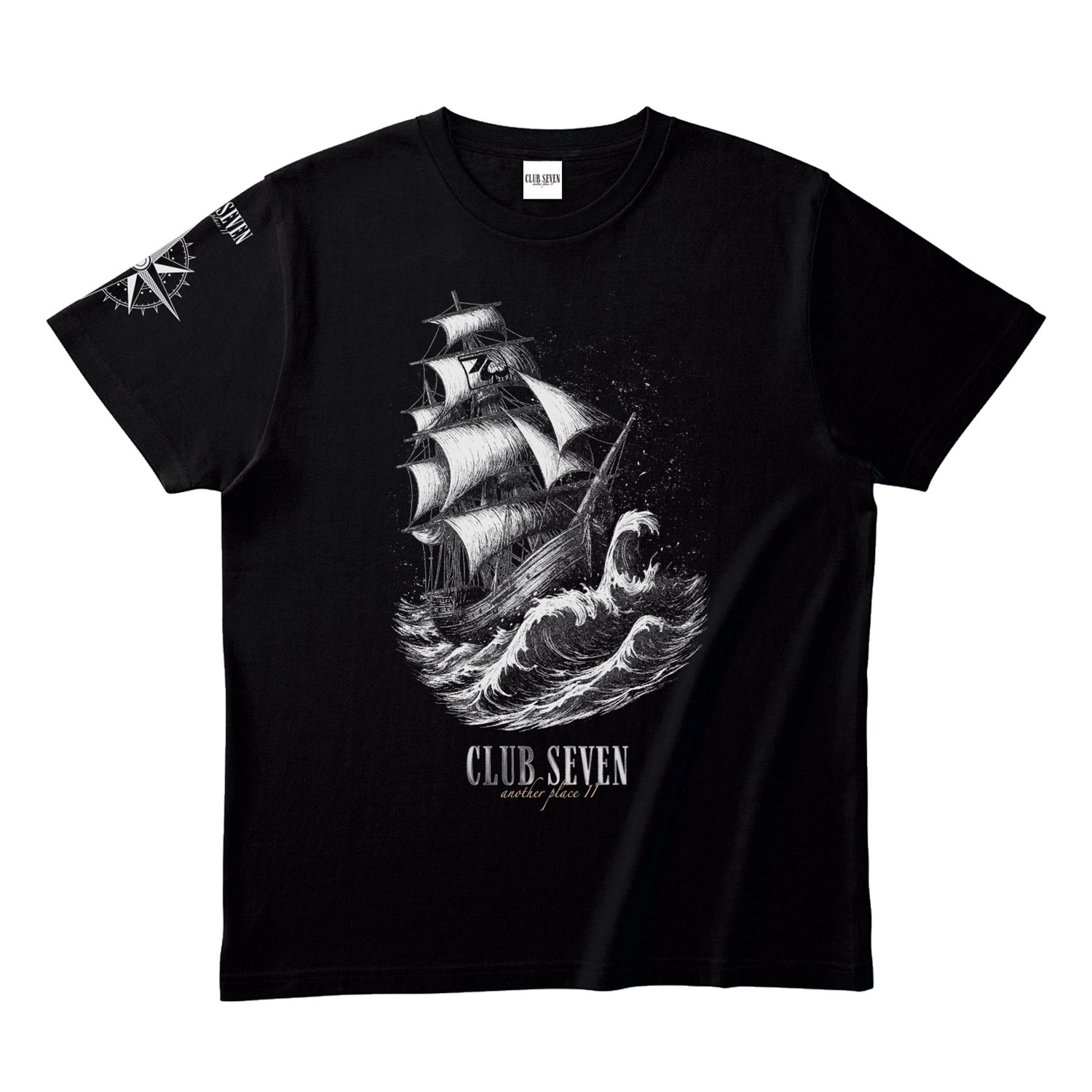 Tシャツ（アーミーグリーン）「CLUB SEVEN another placeⅡ