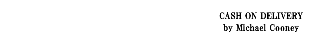 ステッカー付きクリアケース「キャッシュ・オン・デリバリー」