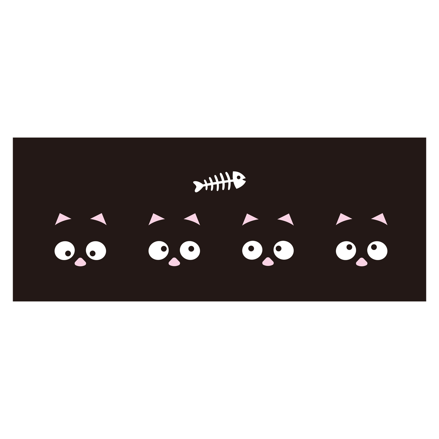 ネコフェイスタオル【山口祐一郎 Official Goods】