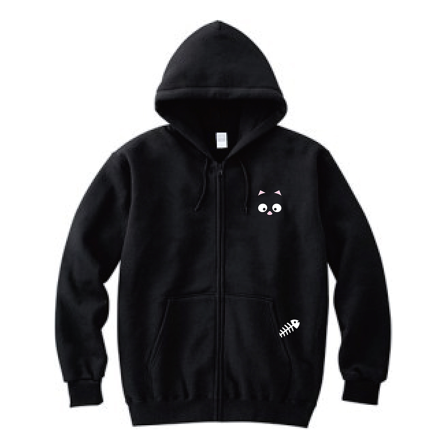 ネコパーカー(ブラック)【山口祐一郎 Official Goods】