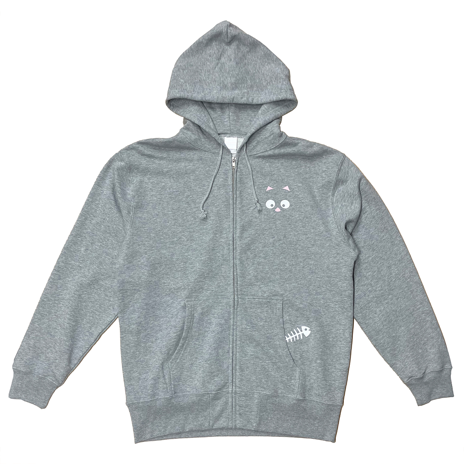ネコパーカー(グレー)【山口祐一郎 Official Goods】